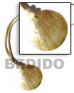 Leather Thong W/ Bone Leather Necklace with Pendant