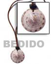 Leather Thong W/ Cunos Leather Necklace with Pendant