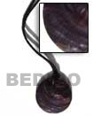 Leather Thong W/ Brown Leather Necklace with Pendant