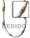 White Shell W/ Green Shell Jewelry Necklace