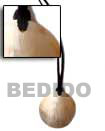 Leather Thong W/ Brown Leather Necklace with Pendant