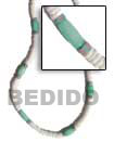 Bfj331nk Pastel Wood Beads Necklace