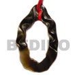 Native Freeform Blacklip W/ Hole Shell Pendant Shell Pendant