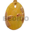native fashion jewelry native necklace MOP Oval W/ Skin Shell Pendant Shell Pendant