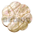 Mop Gumamela Scallop W/ Groove 40mm Pendants