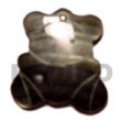 Native Black Lip Teddy Bear Shell Pendant Shell Pendant