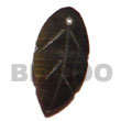 Native Blacklip Leaf 15mm Pendants Shell Pendant