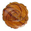 Native Wood Rose 35mm Pendants Wooden Pendant