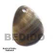 Native Black Lip Teardrop Pendant Shell Pendant Shell Pendant