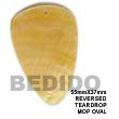 Native Reversed Teardrop MOP Oval Shell Pendant Shell Pendant