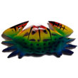 Crab Hand Painted Wooden Refrigerator Magnets