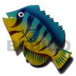 Fish Handpainted Wood Refrigerator Refrigerator Magnets