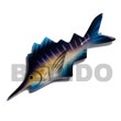 Fish Handpainted Wood Refrigerator Magnet
