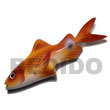 Fish Hand Painted Wooden Refrigerator Magnet