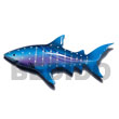 Shark Handpainted Wood Refrigerator Magnet