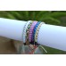 Hand Woven Macrame Friendship Bracelets 5 pcs Lot Cord Yarn