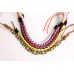 Hand Woven Macrame Friendship Bracelets 5 pcs Lot Cord Yarn