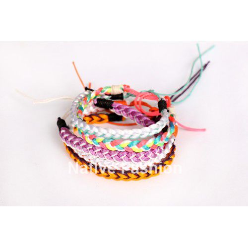 Handmade Macrame Friendship 5 pcs Lot Cord Soutache Hand Woven